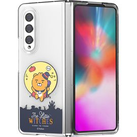 [S2B] Kakao Friends Little Witches Galaxy Z Fold 3 Transparent Slim Case _ Card Storage Slim Card Case, Kakao Friends character ,Made in Korea